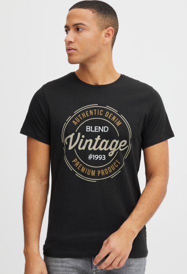 Blend 8411 T-Shirt Black - Camisetas - Camisetas - 2XL-14XL