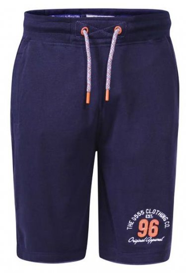 D555 Tompkins 2 Elasticated Waist Shorts Navy - Pantalones y cortos de chándal - Pantalones y Pantalones cortos de chándal - 2XL-12XL