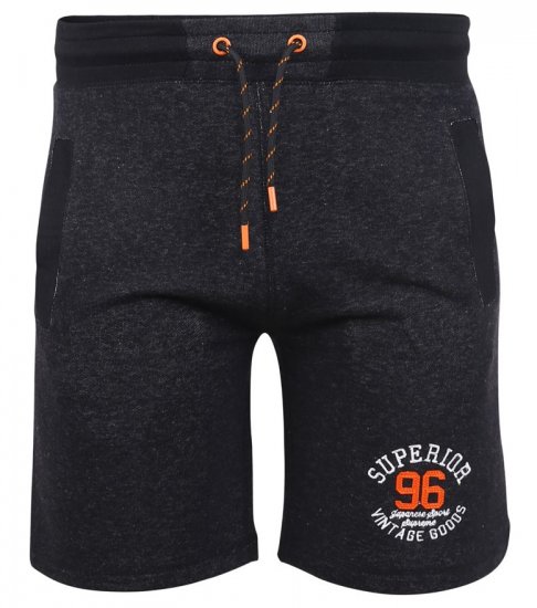 D555 HARLOW Jersey Shorts Black Twist - Pantalones y cortos de chándal - Pantalones y Pantalones cortos de chándal - 2XL-12XL