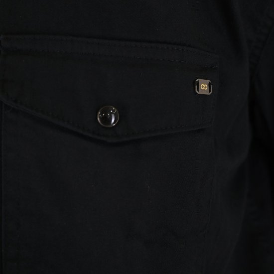 Double Outfitters GS-5126 Camisa con botones de presión Negro - Camisas - Camisas 2XL-10XL