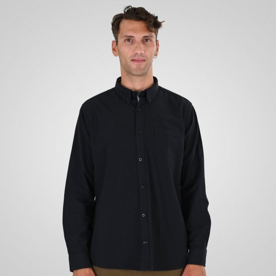 Double Outfitters GS-5225 Camisa Oxford Negro - Camisas - Camisas 2XL-10XL
