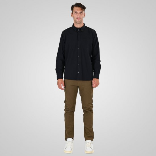 Double Outfitters GS-5225 Camisa Oxford Negro - Camisas - Camisas 2XL-10XL
