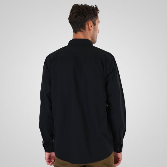 Double Outfitters GS-5225 Camisa Oxford Negro - Camisas - Camisas 2XL-10XL