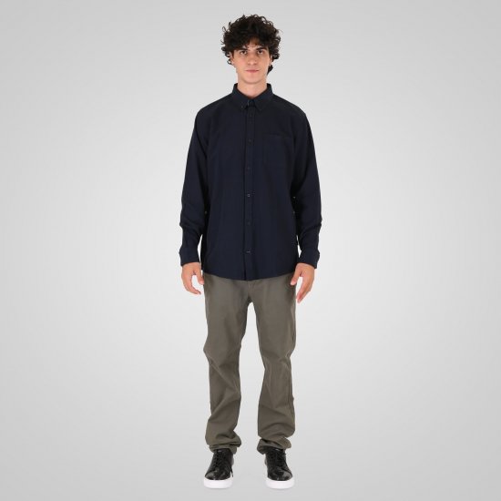 Double Outfitters GS-5225 Camisa Oxford Azul marino - Camisas - Camisas 2XL-10XL