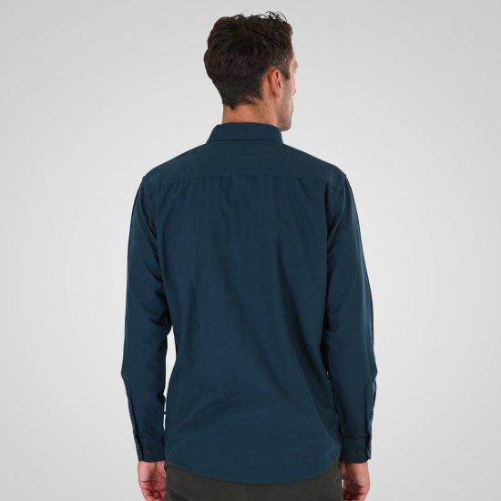 Double Outfitters GS-5225 Camisa Oxford Verde oscuro - Camisas - Camisas 2XL-10XL