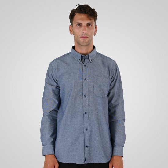 Double Outfitters GS-5225 Camisa Oxford Azul claro - Camisas - Camisas 2XL-10XL