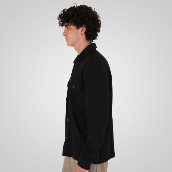 Double Outfitters GS-5237 Sobrecamisa Negro - Camisas - Camisas 2XL-10XL