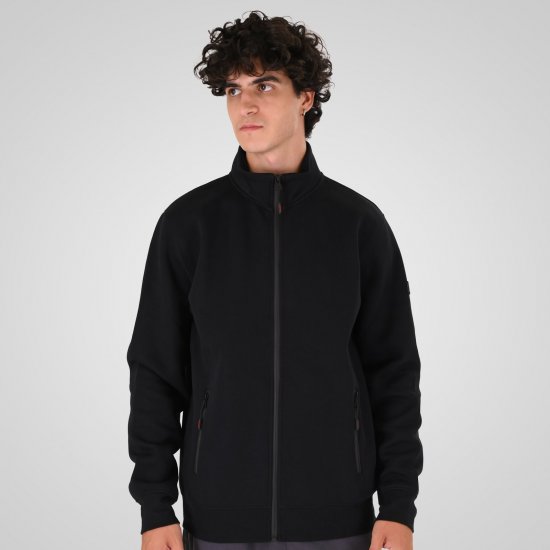 Double Outfitters MTOP-1158 Chaqueta de chándal con cremallera Negro - Sudaderas - Sudaderas 2XL-12XL