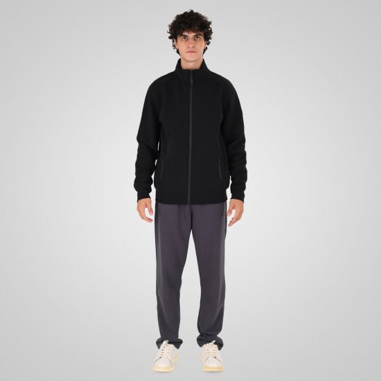 Double Outfitters MTOP-1158 Chaqueta de chándal con cremallera Negro - Sudaderas - Sudaderas 2XL-12XL