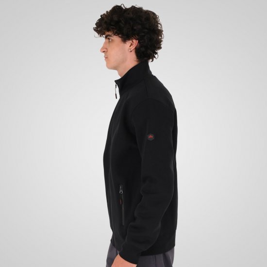 Double Outfitters MTOP-1158 Chaqueta de chándal con cremallera Negro - Sudaderas - Sudaderas 2XL-12XL