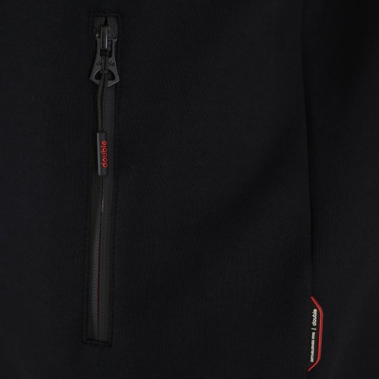 Double Outfitters MTOP-1158 Chaqueta de chándal con cremallera Negro - Sudaderas - Sudaderas 2XL-12XL