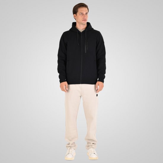 Double Outfitters MTOP-1160 Sudadera con capucha y cremallera Negro - Sudaderas - Sudaderas 2XL-12XL