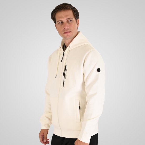 Double Outfitters MTOP-1160 Sudadera con capucha y cremallera Blanco - Sudaderas - Sudaderas 2XL-12XL