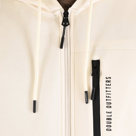 Double Outfitters MTOP-1160 Sudadera con capucha y cremallera Blanco - Sudaderas - Sudaderas 2XL-12XL
