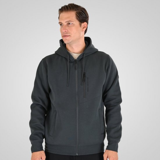 Double Outfitters MTOP-1160 Sudadera con capucha y cremallera Verde oscuro - Sudaderas - Sudaderas 2XL-12XL