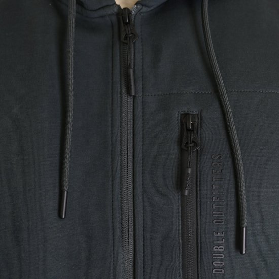 Double Outfitters MTOP-1160 Sudadera con capucha y cremallera Verde oscuro - Sudaderas - Sudaderas 2XL-12XL