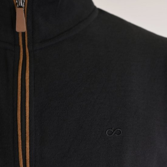 Double Outfitters SEL-1168 Chaqueta de chándal con cremallera Negro - Sudaderas - Sudaderas 2XL-12XL