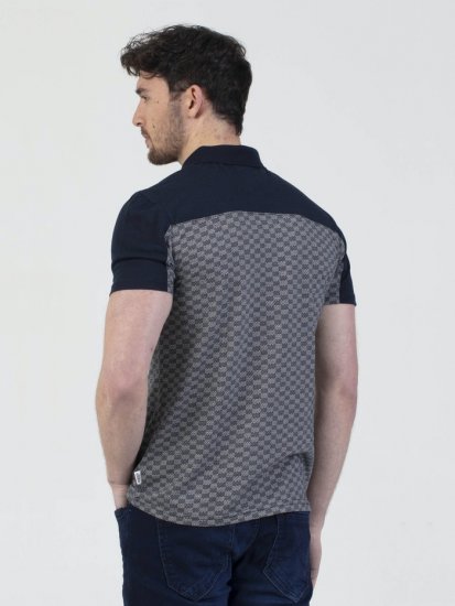 Mish Mash Doha Contrast Polo Navy - Polos - Polos 2XL-8XL