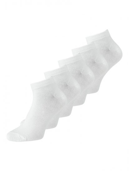 Jack & Jones Basic Calcetines tobilleros de bambú Blanco pack de 5 - Ropa interior - Ropa interior 2XL-8XL