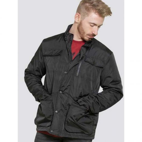 D555 Brentford Jacket Black - Chaquetas - Chaquetas Tallas Grandes 2XL-8XL