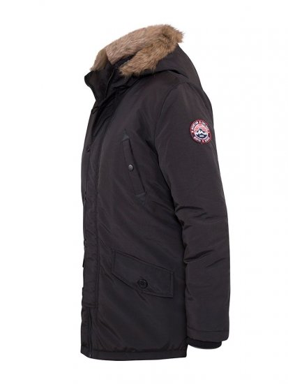 D555 Dundee Parka Jacket With Fur trimming and Teddy Fur Lined hood - Chaquetas - Chaquetas Tallas Grandes 2XL-8XL