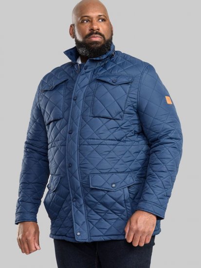 D555 Dalwood Quilted Jacket With Zip Away Hood - Chaquetas - Chaquetas Tallas Grandes 2XL-8XL