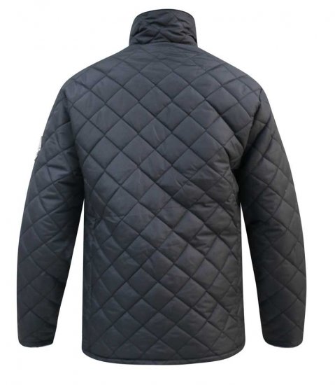 D555 Northcole Quilted Jacket Black - Chaquetas - Chaquetas Tallas Grandes 2XL-8XL
