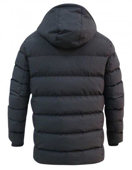 D555 Grove Quilted Parka Jacket Black - Chaquetas - Chaquetas Tallas Grandes 2XL-8XL