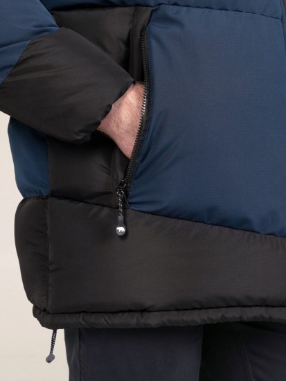 D555 Hank Ripstop Contrast Panelled Padded Hooded Jacket Azul marino - Chaquetas - Chaquetas Tallas Grandes 2XL-8XL