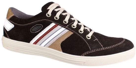 Jomos 314304 Sneaker Dark Brown - Calzado de hombre 40-52 - Zapatillas de hombre tallas 40-52