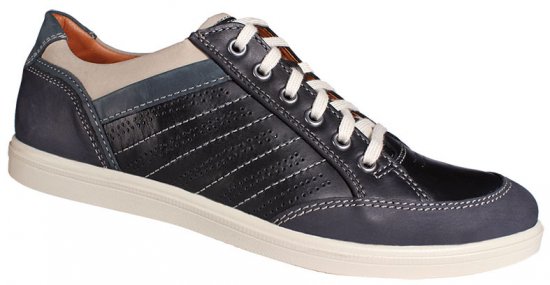 Jomos 316216 Sneakers Black-Blue - Calzado de hombre 40-52 - Zapatillas de hombre tallas 40-52