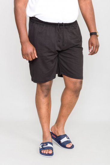 D555 John "Lightweight" Jog shorts Black - Pantalones y cortos de chándal - Pantalones y Pantalones cortos de chándal - 2XL-12XL