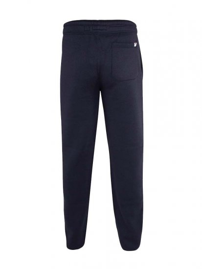 D555 Mayson Embroidered And Applique Open Hem Jogger With Drawcord Navy - Pantalones y cortos de chándal - Pantalones y Pantalones cortos de chándal - 2XL-12XL