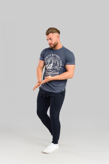 D555 Brandon Sweatpants with Tapered leg Navy - Pantalones y cortos de chándal - Pantalones y Pantalones cortos de chándal - 2XL-12XL
