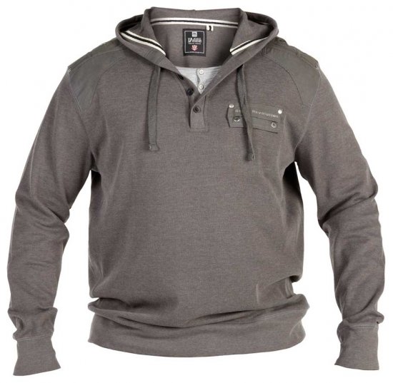 D555 Granville Hood Grey - Sudaderas - Sudaderas 2XL-12XL