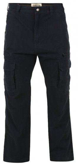 Kam Jeans Cargo pants Black TALL SIZES - ROPA DE HOMBRE MT-6XLT - Tamaños de talle alto