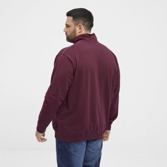 North Latitude Half Zip Sudadera Burdeos - Sudaderas - Sudaderas 2XL-12XL