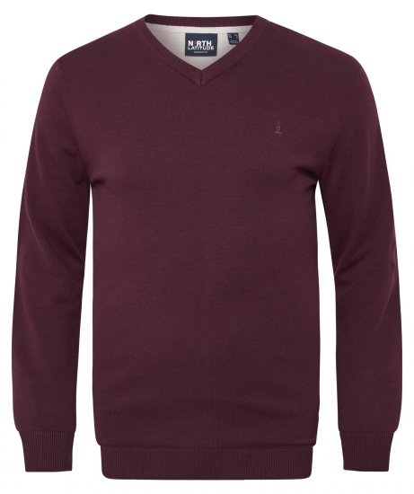 North Latitude 53133 V-Neck Knit Rojo - Sudaderas - Sudaderas 2XL-12XL