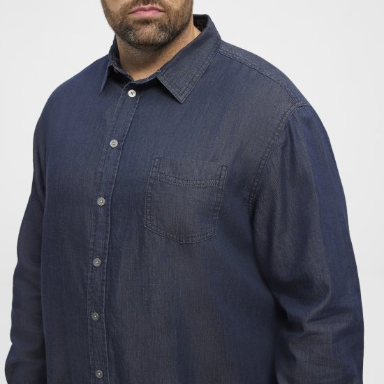 North Latitude 53139 camisa denim azul - Camisas - Camisas 2XL-10XL
