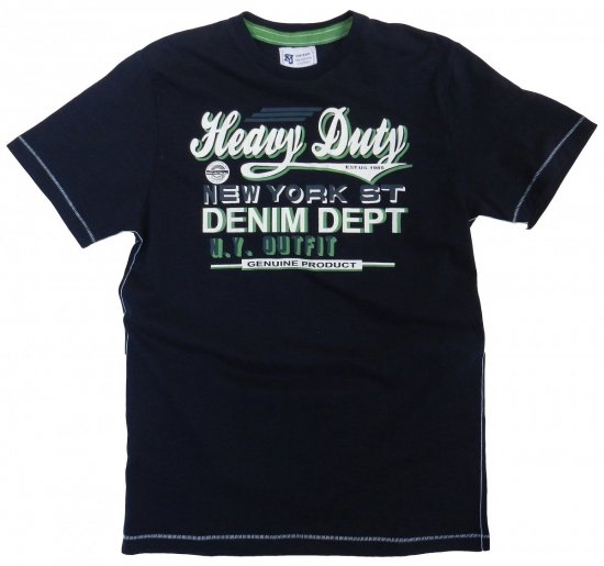 Kam Heavy Duty Tee Navy - Camisetas - Camisetas - 2XL-14XL
