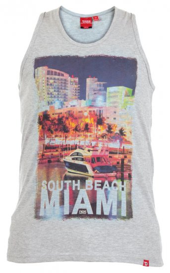 D555 Vest Miami Grey - Camisetas - Camisetas - 2XL-14XL
