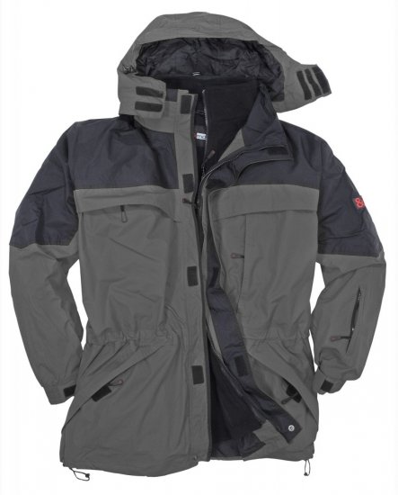 Marc & Mark 2-layer Skijacket Grey - Ropa de trabajo - Ropa de trabajo 3XL-6XL