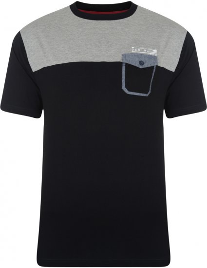Kam Jeans 543 T-shirt Black - Camisetas - Camisetas - 2XL-14XL
