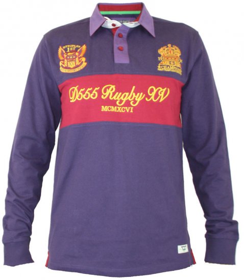 D555 Leo Grape - Polos - Polos 2XL-8XL