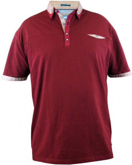 D555 Jeff Wine - Polos - Polos 2XL-8XL