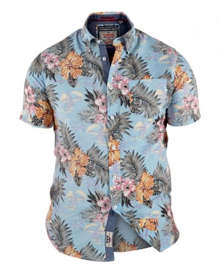 D555 Honolulu Short Sleeve Shirt - Camisas - Camisas 2XL-10XL