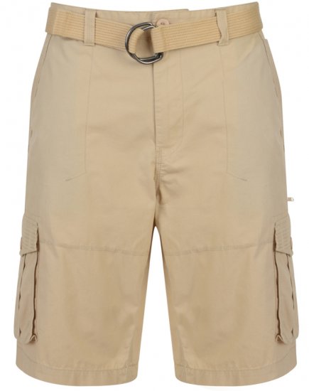 Kam Jeans Belted Cargo Shorts Stone - Pantalones cortos - Pantalones cortos W40-W60