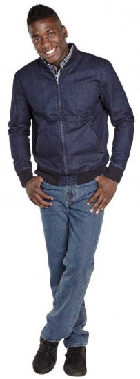 D555 DORIAN Denim Bomber Jacket - Chaquetas - Chaquetas Tallas Grandes 2XL-8XL