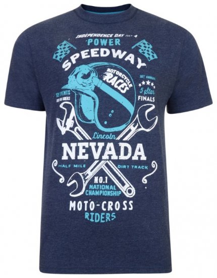 Kam Jeans Nevada Speedway Tee - Camisetas - Camisetas - 2XL-14XL