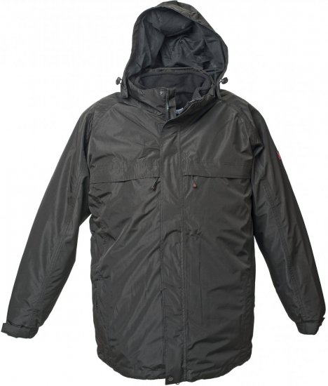Marc & Mark 3-in-1 Lech Tech-jacket Black - Chaquetas - Chaquetas Tallas Grandes 2XL-8XL